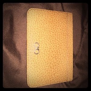 Salvatore Ferragamo card holder NWT unused